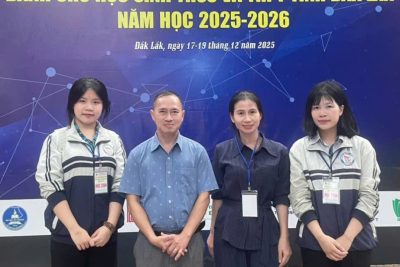 TRƯỜNG THPT SỐ 1 PHẠM VĂN ĐỒNG ĐẠT GIẢI NHÌ CUỘC THI NGHIÊN CỨU KHOA HỌC, KỸ THUẬT CẤP TỈNH DÀNH CHO HỌC SINH THCS VÀ THPT NĂM HỌC 2025 – 2026